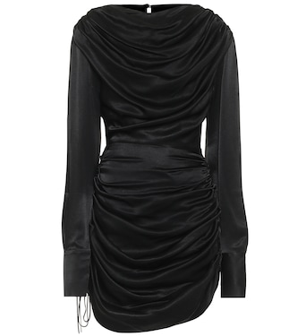 Ruched satin minidress | Matériel Tbilisi
