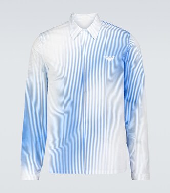 Striped digital printed shirt | Prada