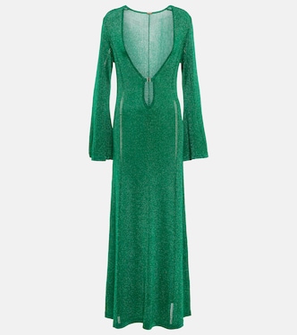 Robe longue métallisée | Dodo Bar Or