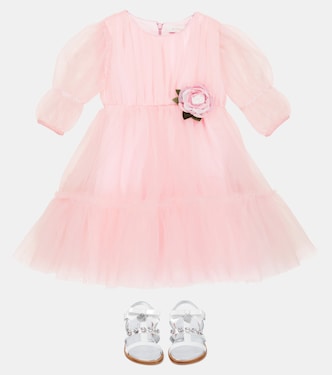 Kleid aus Tüll | Monnalisa