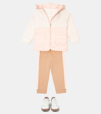 Chaqueta acolchada con borrego sintético | Chloé Kids