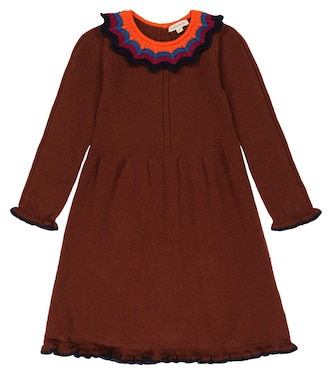 Amberley wool-blend dress | Caramel