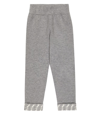 Jogginghose aus Wolle und Kaschmir | Fendi Kids