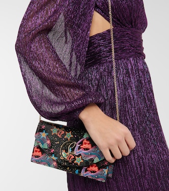 Pochette Loubi54 en cuir verni | Christian Louboutin