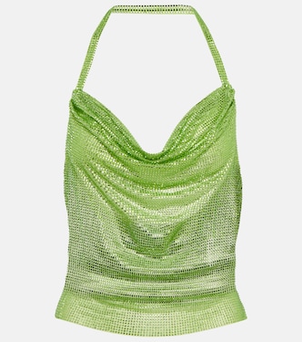 Top halter adornado con cristales | Giuseppe di Morabito