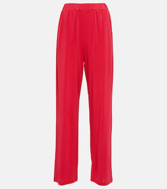 Pantalones rectos de jersey | Max Mara