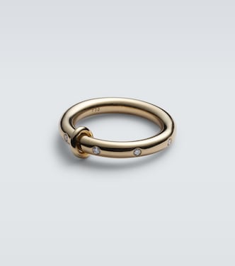 Ring Ovio aus 18kt Gelbgold mit Diamanten | Spinelli Kilcollin