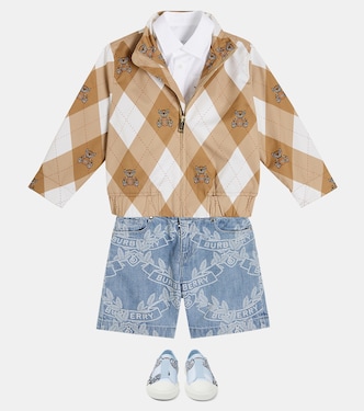 جاكيت من القطن Thomas Bear | Burberry Kids