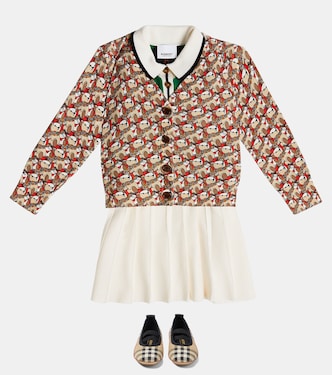 Cárdigan Thomas Bear de algodón | Burberry Kids