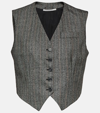 Gilet cropped in lana | Stella McCartney