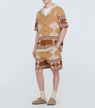 Camicia Icon Piquet in cotone jacquard | Alanui