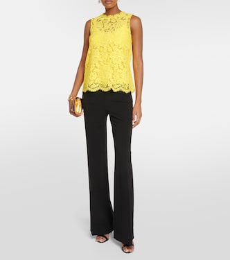 Floral lace top | Dolce&Gabbana