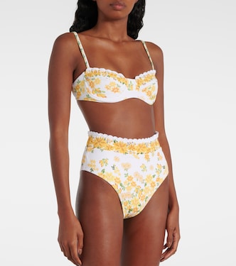 Top bikini Azaleia con stampa floreale | Farm Rio