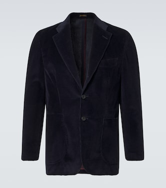 Blazer aus Baumwoll-Cord | Rubinacci