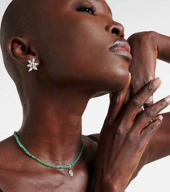 Collier en or 18 ct, émeraudes et diamants | Kamyen