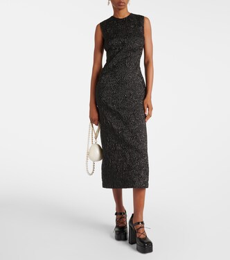 Abito midi in cloqué | Simone Rocha