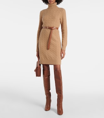 Abito midi in lana e cashmere a trecce | Polo Ralph Lauren