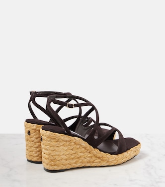 Sandales espadrilles Ayla 85 en daim | Jimmy Choo