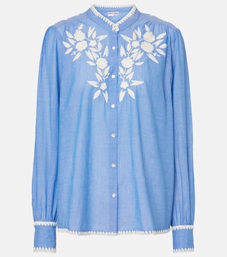 Cotton chambray shirt | Juliet Dunn