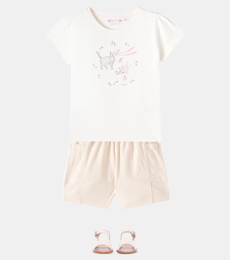 Evera cotton-blend shorts | Bonpoint