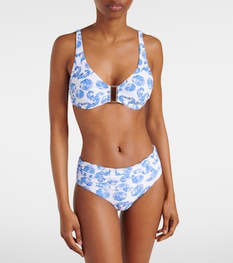 Bel Air printed bikini top | Melissa Odabash