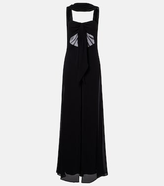 Robe longue Reverse en soie | Christopher Esber