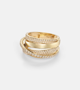18kt gold ring with diamonds | Shay Jewelry