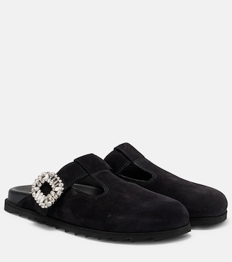 Slidy Viv' suede mules | Roger Vivier