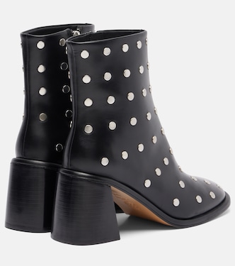 Verzierte Ankle Boots Kima 80 aus Leder | Souliers Martinez