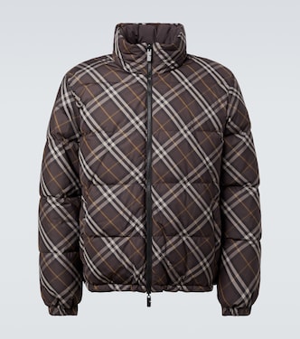 Burberry Check reversible down jacket | Burberry
