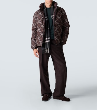 Burberry Check reversible down jacket | Burberry