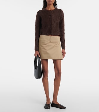 Cropped-Cardigan Teddy aus Kaschmir | Frame