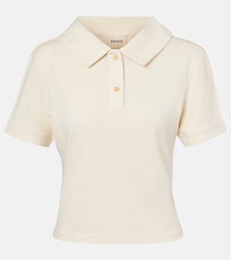 Jasna silk polo shirt | Khaite