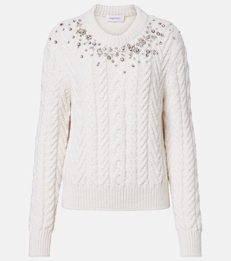 Verzierter Pullover aus Wolle und Kaschmir | McQueen