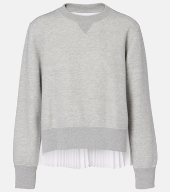 Cotton-blend sweatshirt | Sacai