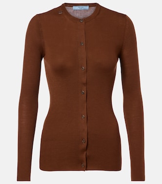 Cardigan in lana vergine | Prada