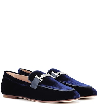 Double T velvet loafers | Tod's