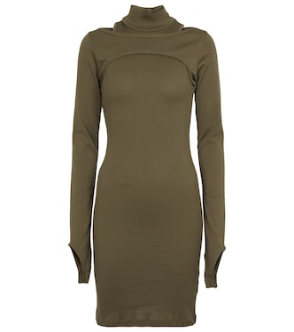 Ribbed-knit minidress | Helmut Lang