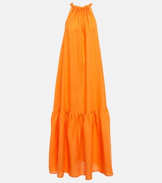 Maxikleid Ibiza aus Leinen | Asceno