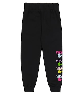 Pantalones Safety Pin de algodón | Versace Kids