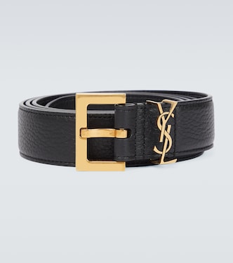 Slim leather belt | Saint Laurent