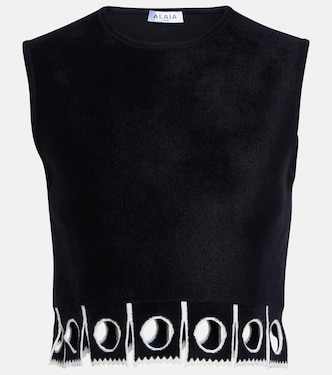 Top cropped senza maniche | Alaïa