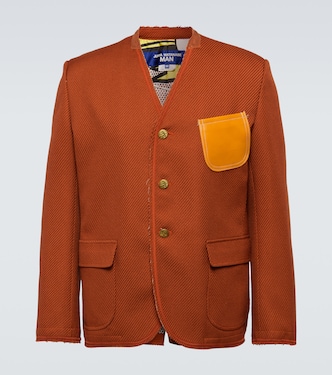 Jacke mit Lederimitat | Junya Watanabe