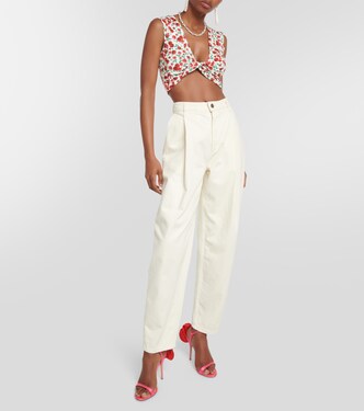 Bedrucktes Bikini-Oberteil | Magda Butrym
