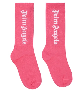 Calze in misto cotone con logo | Palm Angels Kids