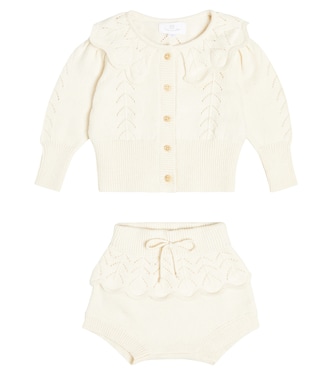 Baby- Set Cardigan e shorts Francesca | C'era Una Volta