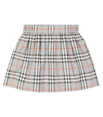 Falda Burberry Check de algodón | Burberry Kids