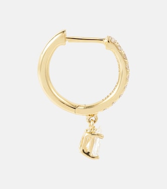Boucle d'oreille unique en or 18 ct et diamants | Anita Ko