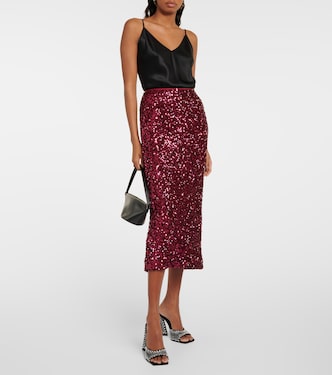 Sequined midi skirt | Rotate
