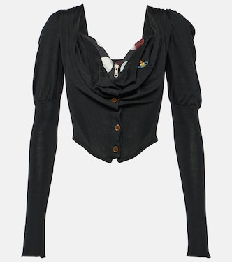 Top de lana y seda con mangas abullonadas | Vivienne Westwood